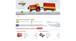 Desktop Screenshot of kovap.cz